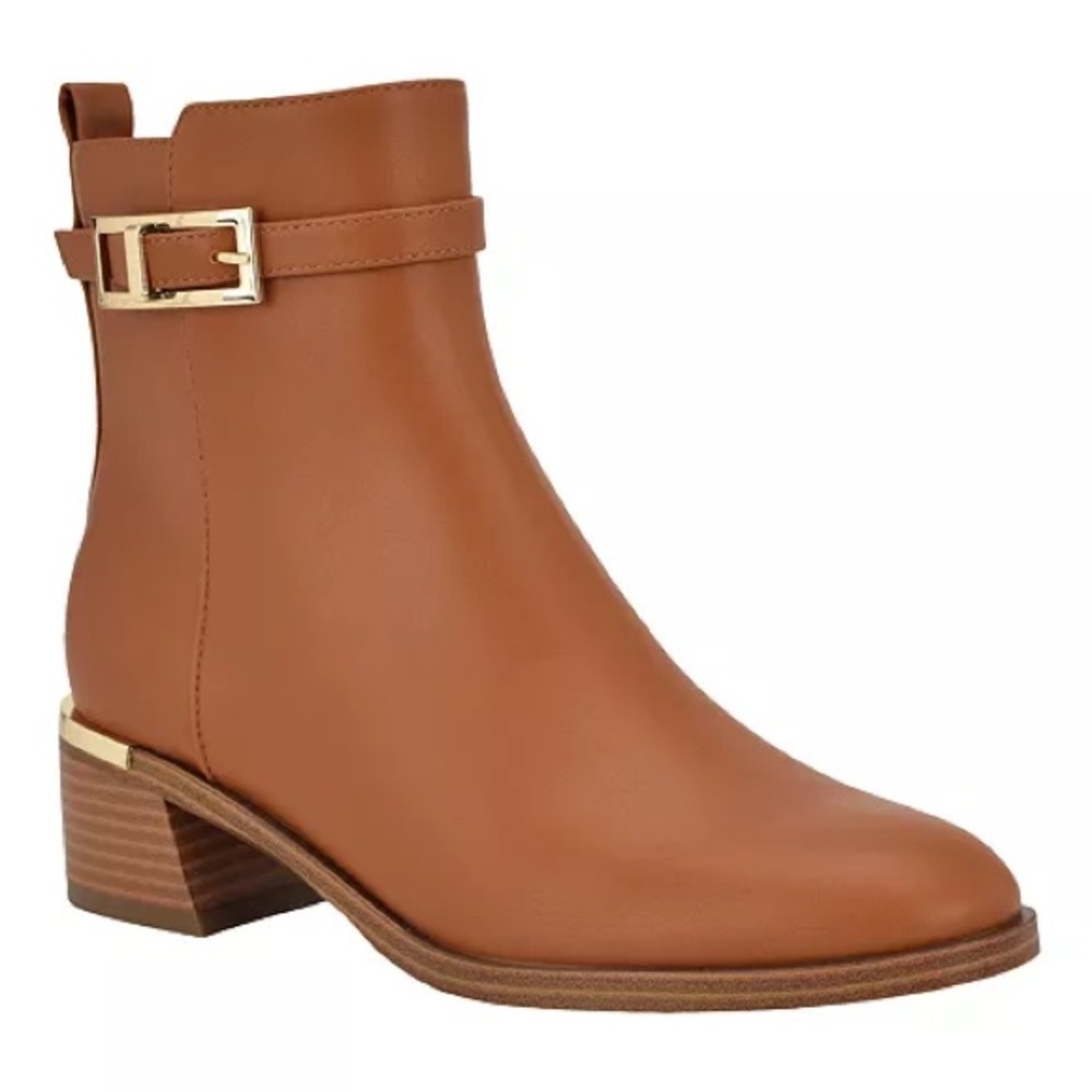 Calvin Klein Women's Jallis Block Heel Dress Booties size 7.5